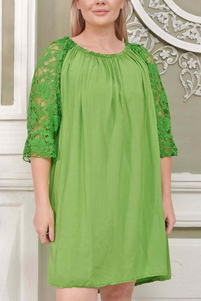 Lime green lace on sale dress