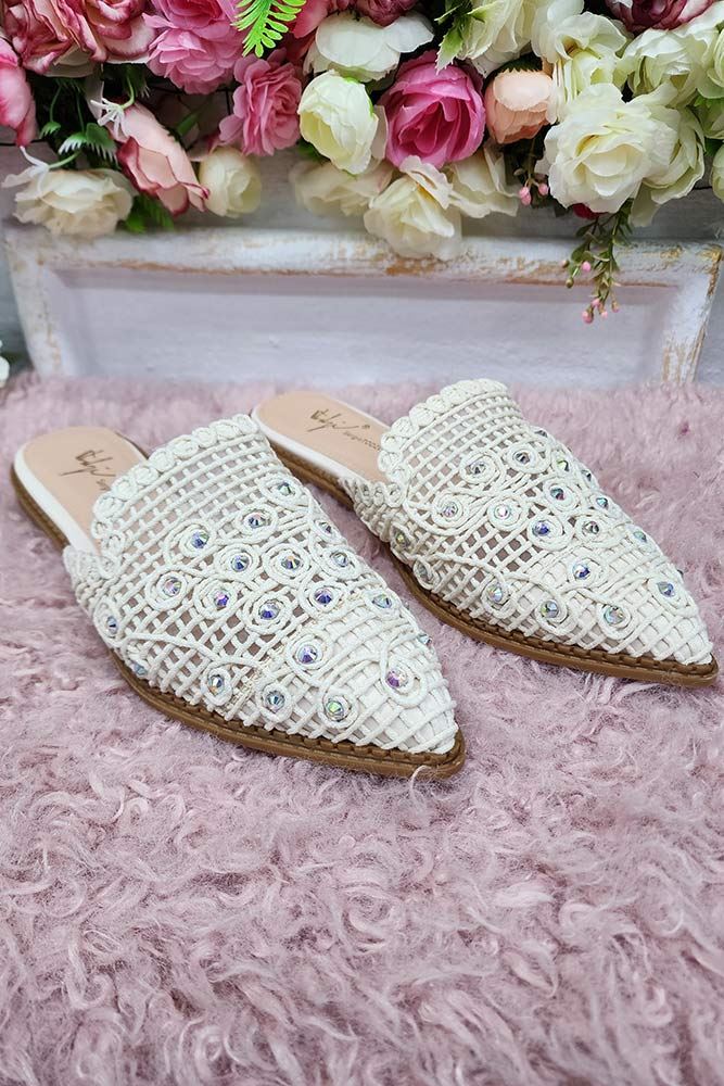 Pearl mules best sale