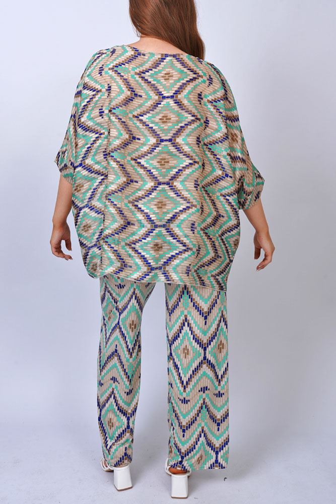 Aztec Print Batwing Co-Ord Set