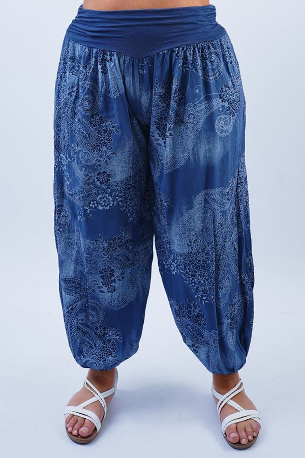 Paisley Print Hareem Pants