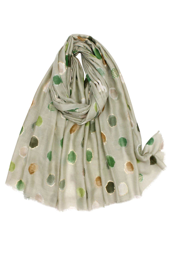 Polka Dot Print Scarves