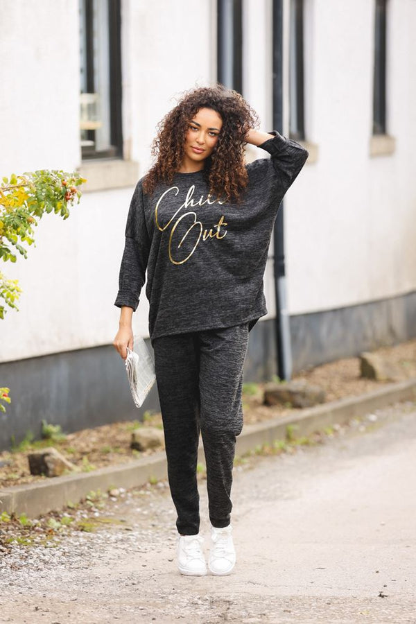 Italian Chill Out Gold Foil Logo Loungewear