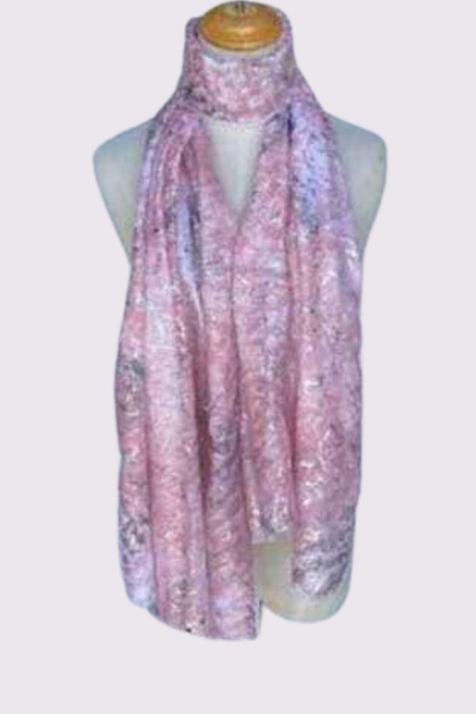 Artistic Abstract Patterns on Scarves