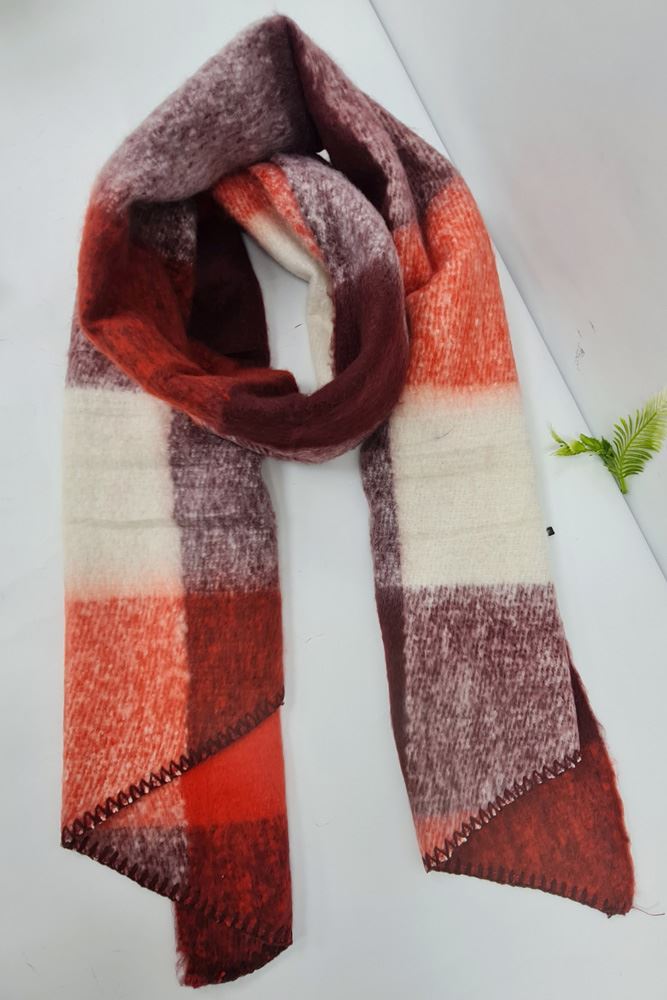 Check Pattern Soft Feel Scarves