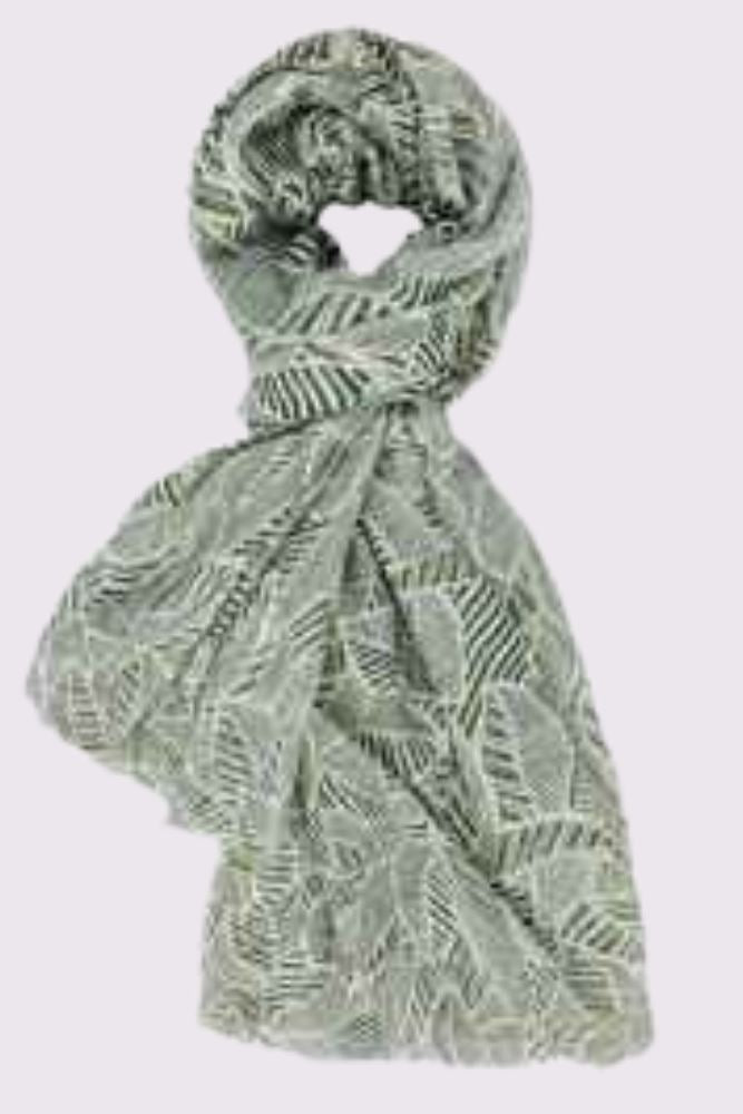 Leaves Print Scarves
