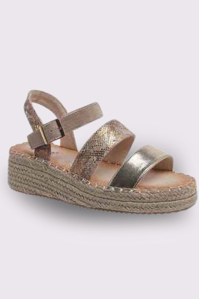 Side Buckle Multi Sandal