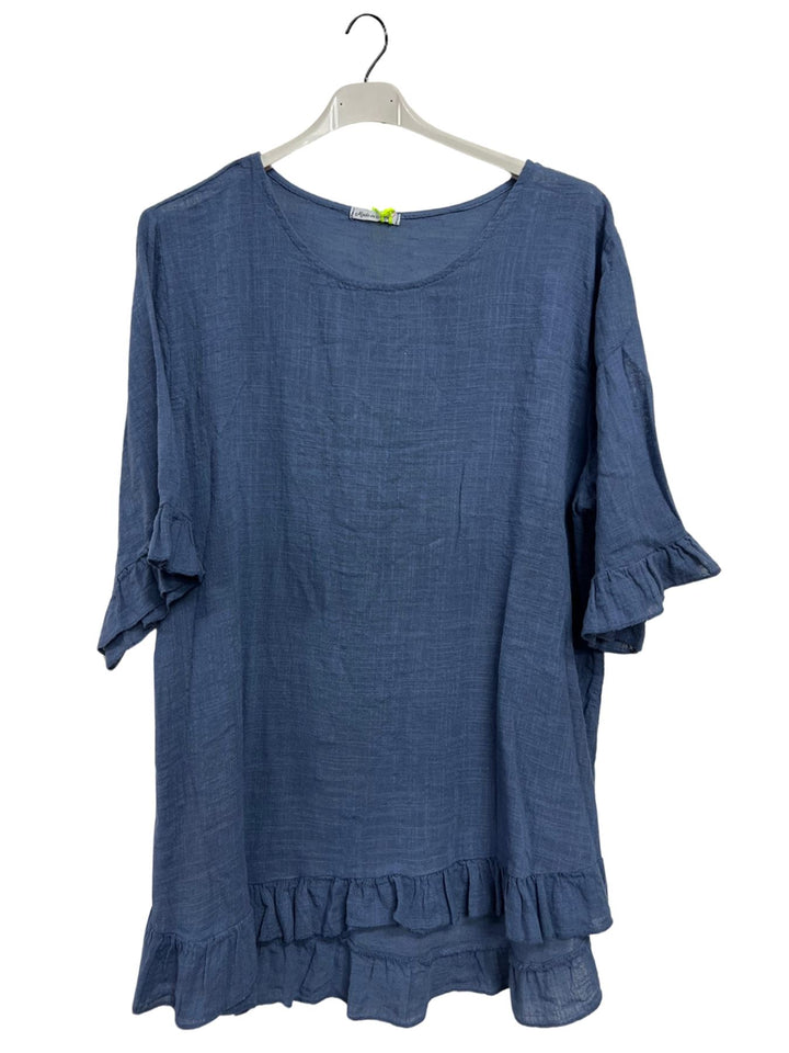 Plain Tunic Cotton Top