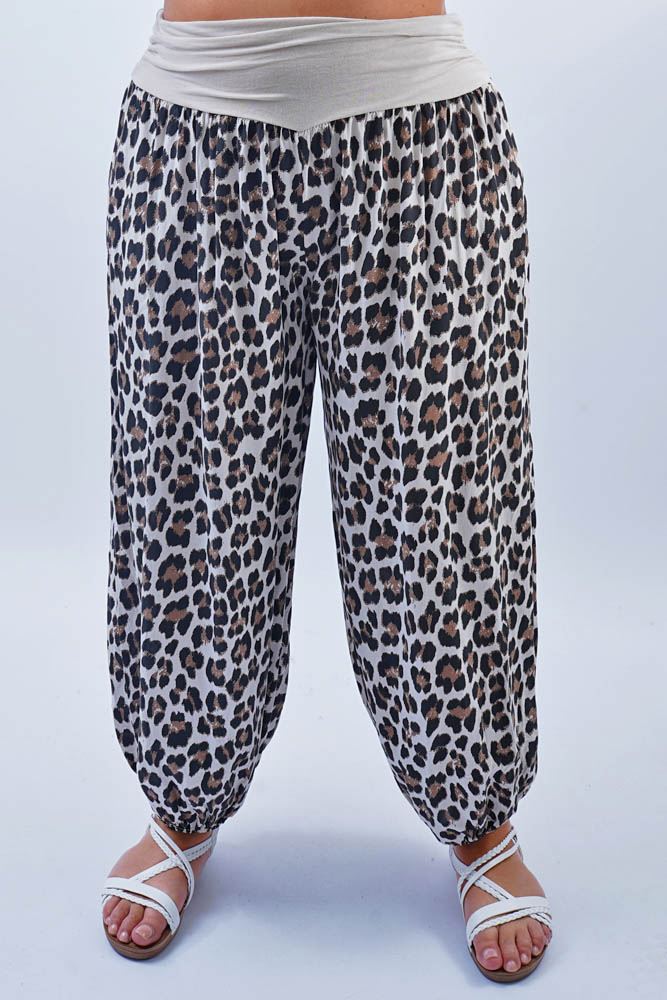 Summer Womens Ladies Cotton Linen Baggy Casual Harem Pants Trousers Plus  Size UK | eBay