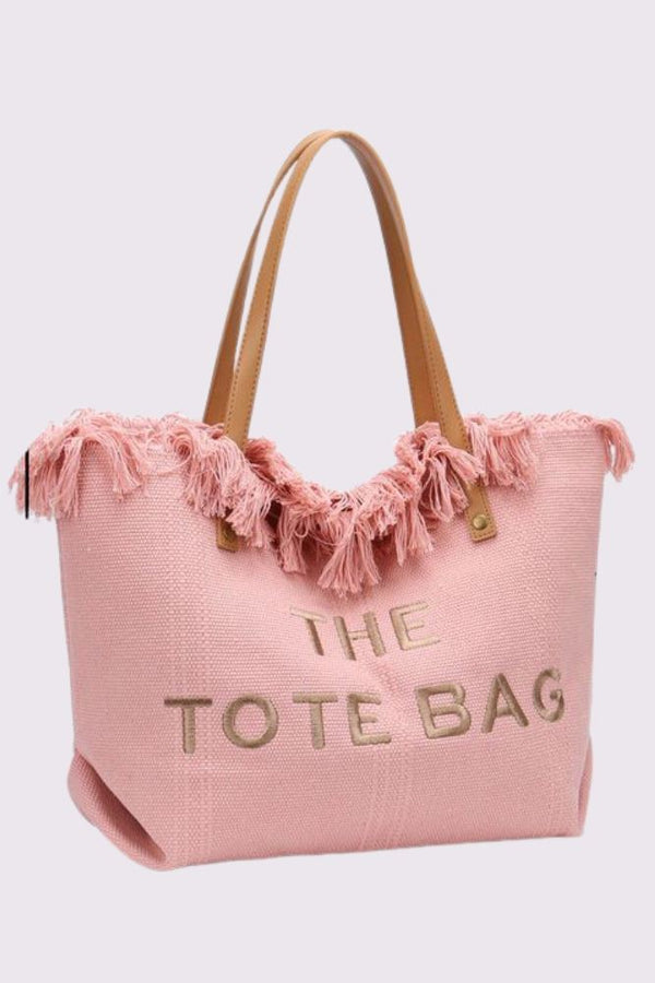 Tote Print Tassel Shoulder Bag