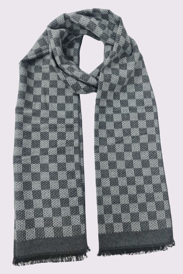 Check Print Soft Feel Scarves