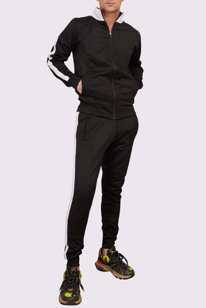 Tape Funnel Skinny Fit Tracksuit