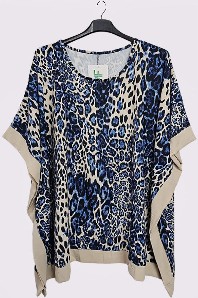 Leopard Print Side Panel Box Top