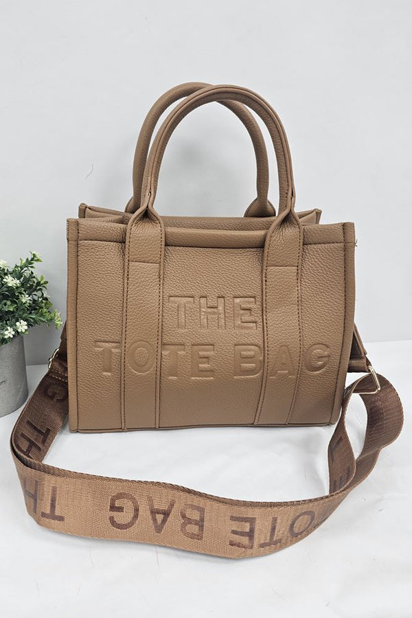 Two Handle Tote Shoulder Bag