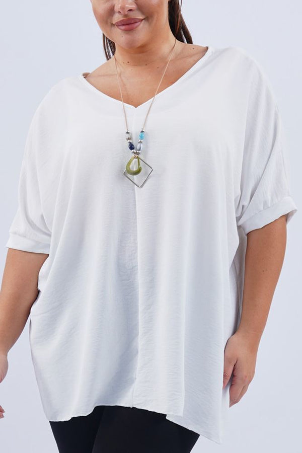 Plain Necklace Top