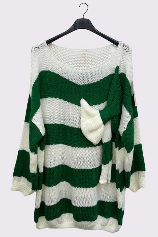 Cable Knit Pattern Knitted Soft Feel Jumper