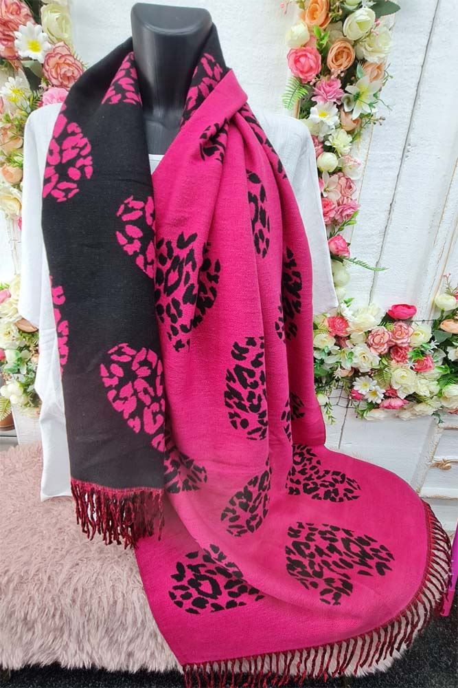 Heart Print Scarves