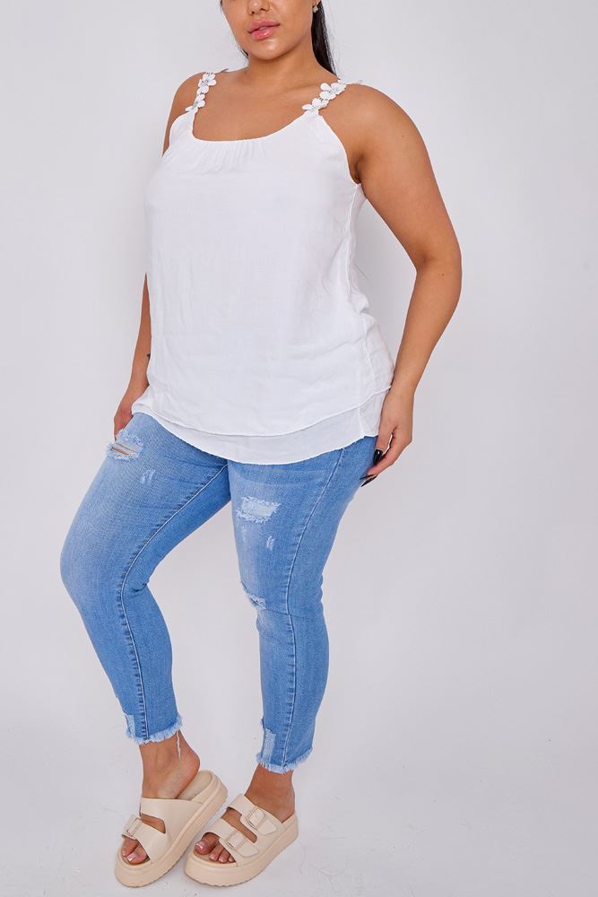 Plain Layered Viscose Top