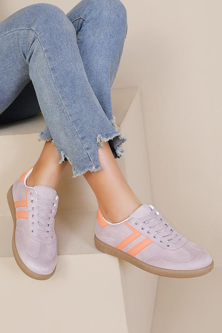 Flat Lace Up Trainer