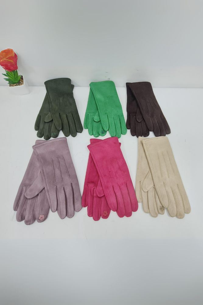 Suede Lined Soft Feel Gloves