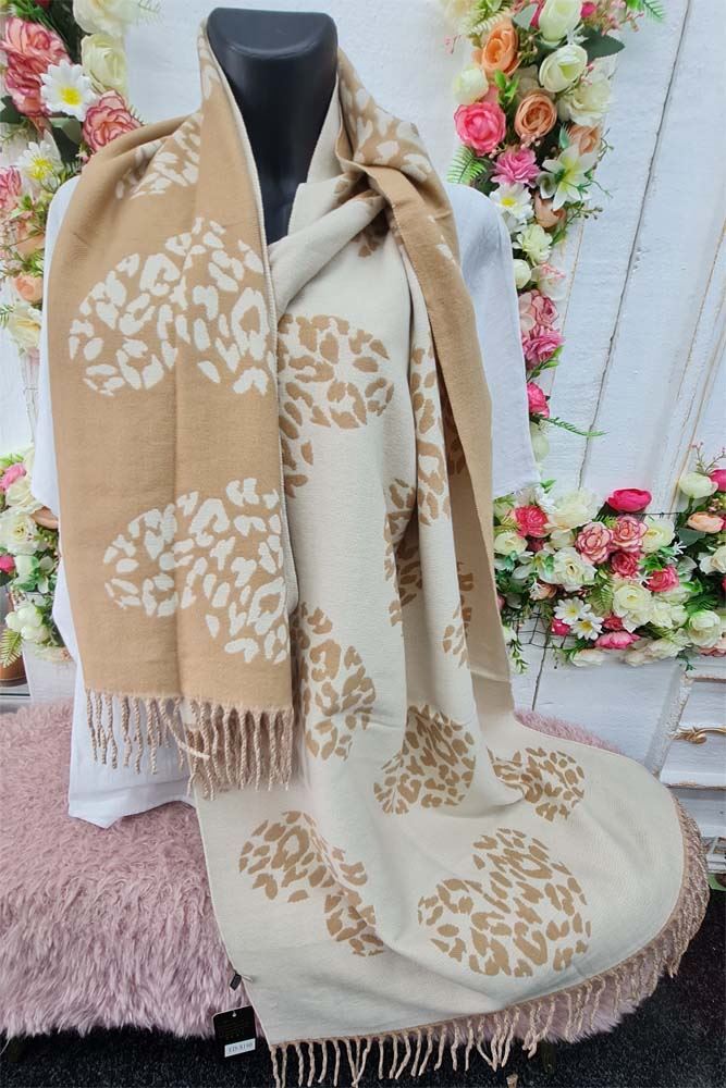 Heart Print Scarves