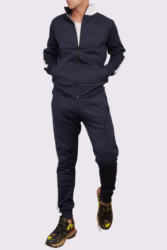 Tape Funnel Skinny Fit Tracksuit