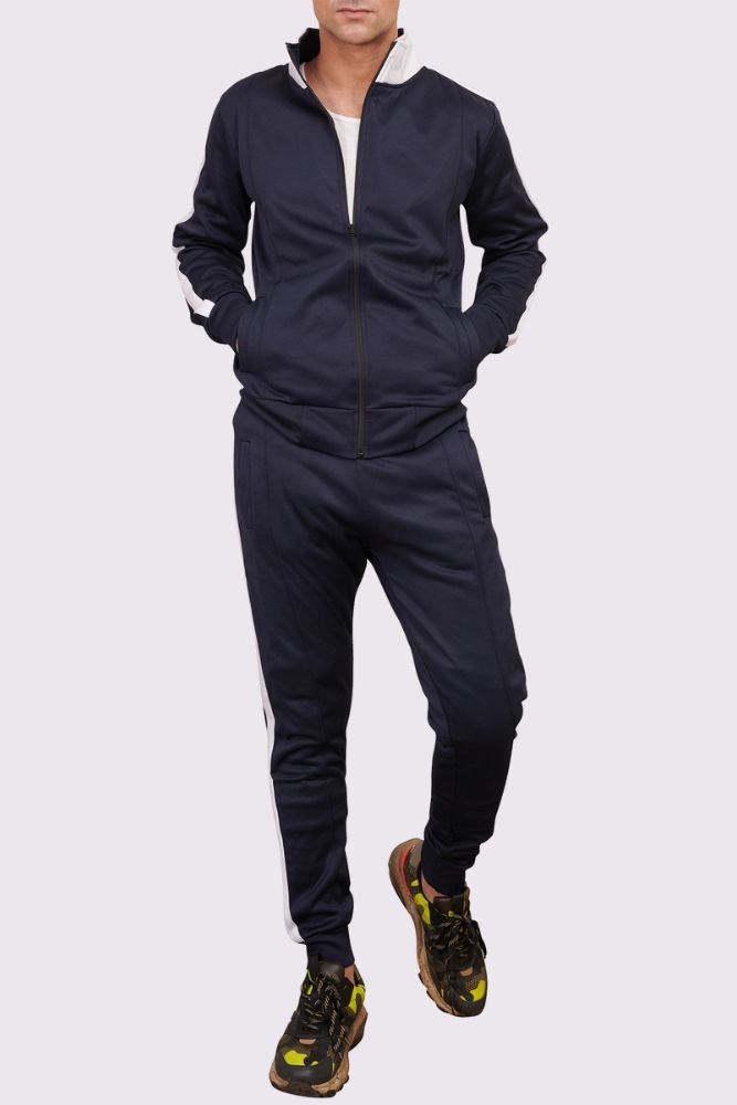 Tape Funnel Skinny Fit Tracksuit