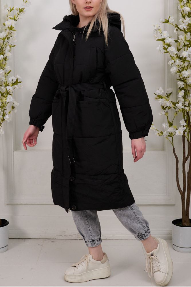 Long clearance nylon coat