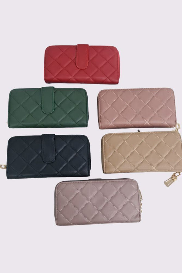 Quilted Zipped Handbag