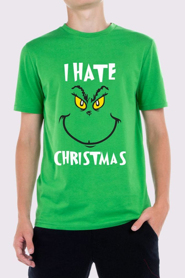 I Hate Christmas Printed T-Shirt