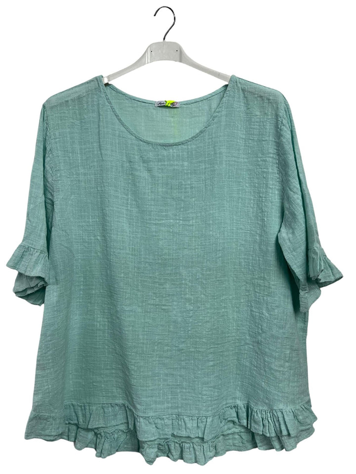 Plain Tunic Cotton Top