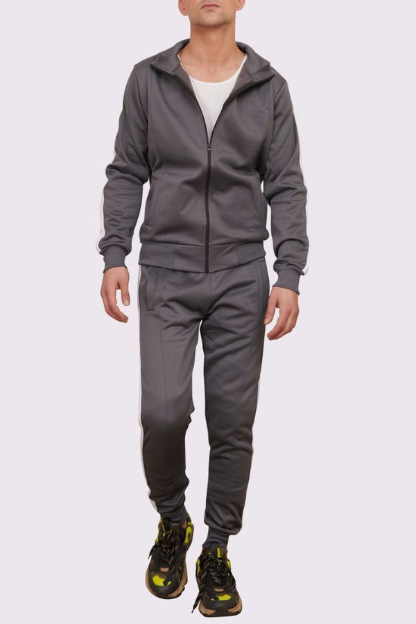 Tape Funnel Skinny Fit Tracksuit