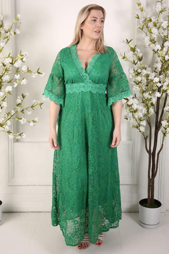 Floral Embroidered Viscose Dress