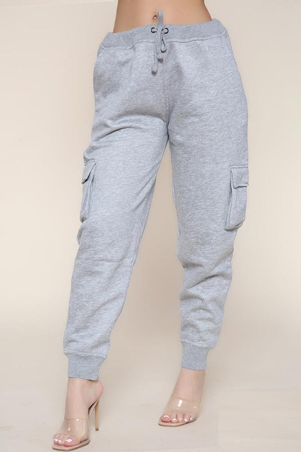 Ladies Fleece Cargo Style Trouser