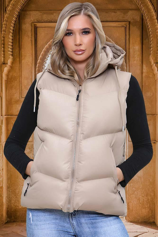 Italian Padded Zip Pockets Gilet