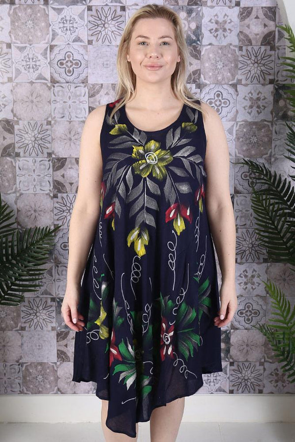 Floral Print Umbrela Dress